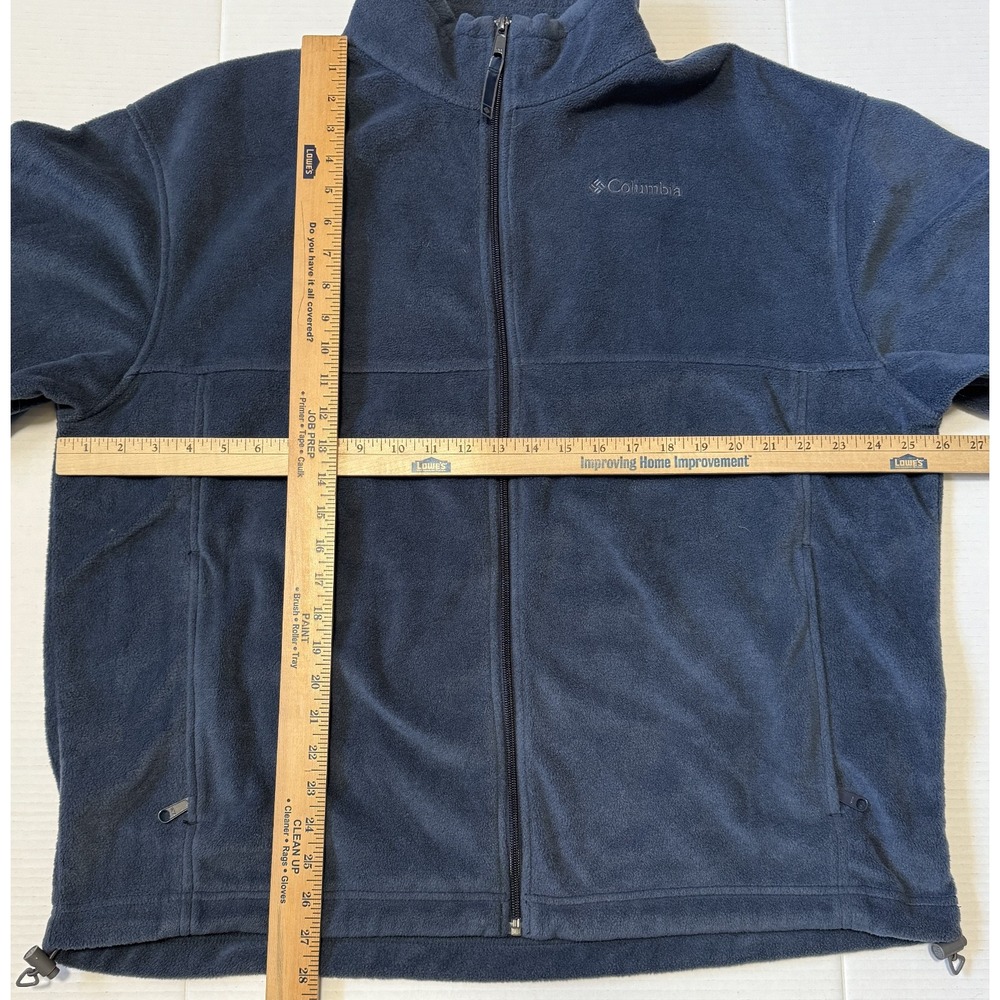 COLUMBIA Mount Grant - Men's Fleece Full Zip Blue Jacket - Size X-Large - Picture 4 of 6